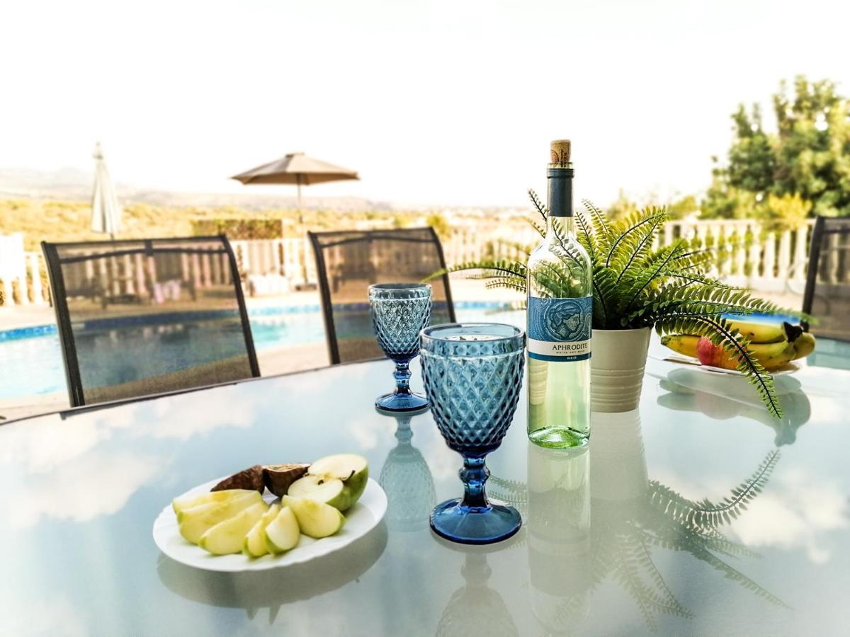 Katya-Sofia Villa - Tranquility With Sea View Peyia Exterior photo