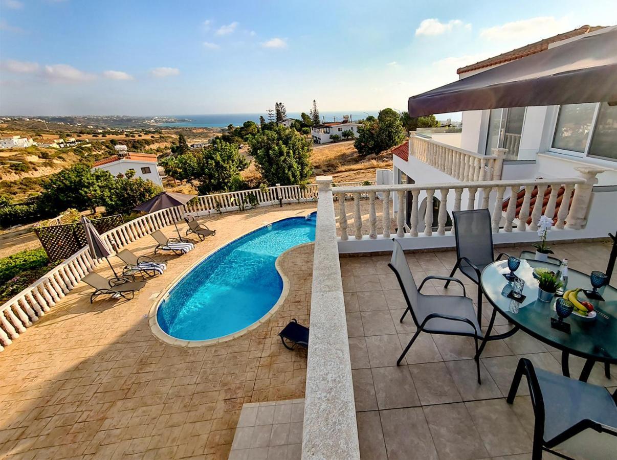 Katya-Sofia Villa - Tranquility With Sea View Peyia Exterior photo